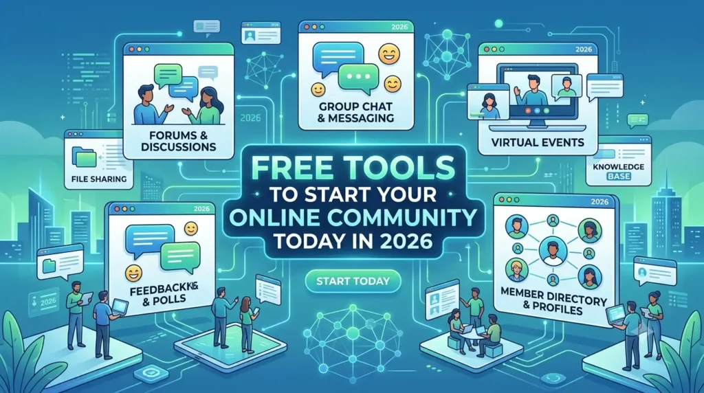 Free Tools to Start Your Online Community Today in 2026