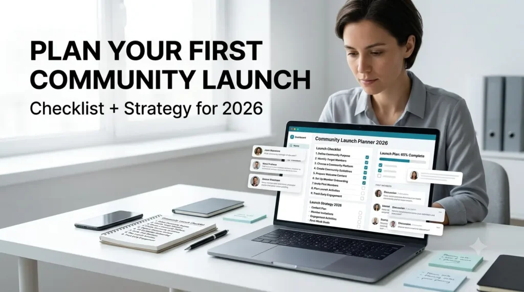 Best How to Plan Your First Online Community Launch (Checklist + Strategy 2026)