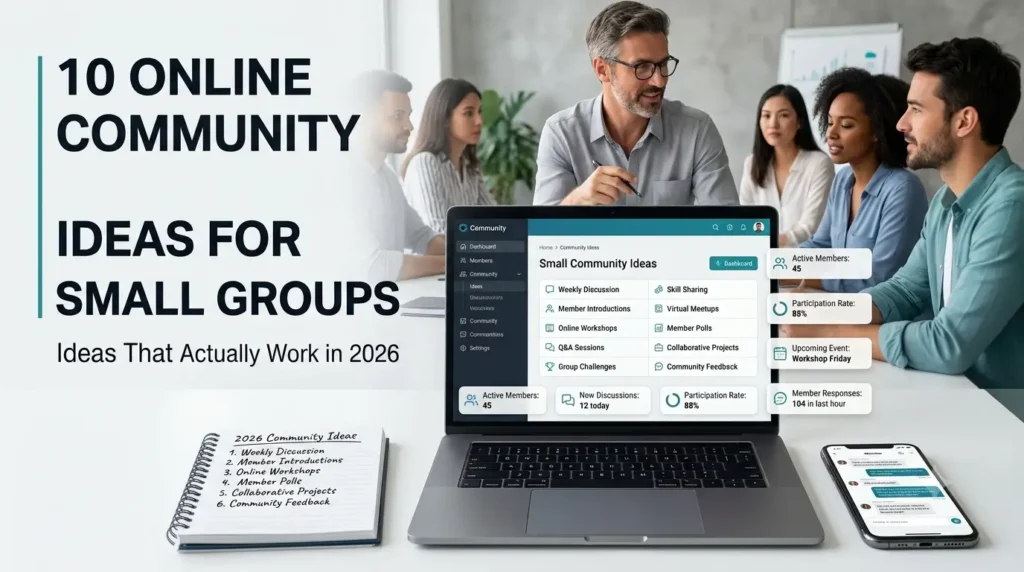 10 Amazing Online Community Ideas for Small Groups That Actually Work (2026)