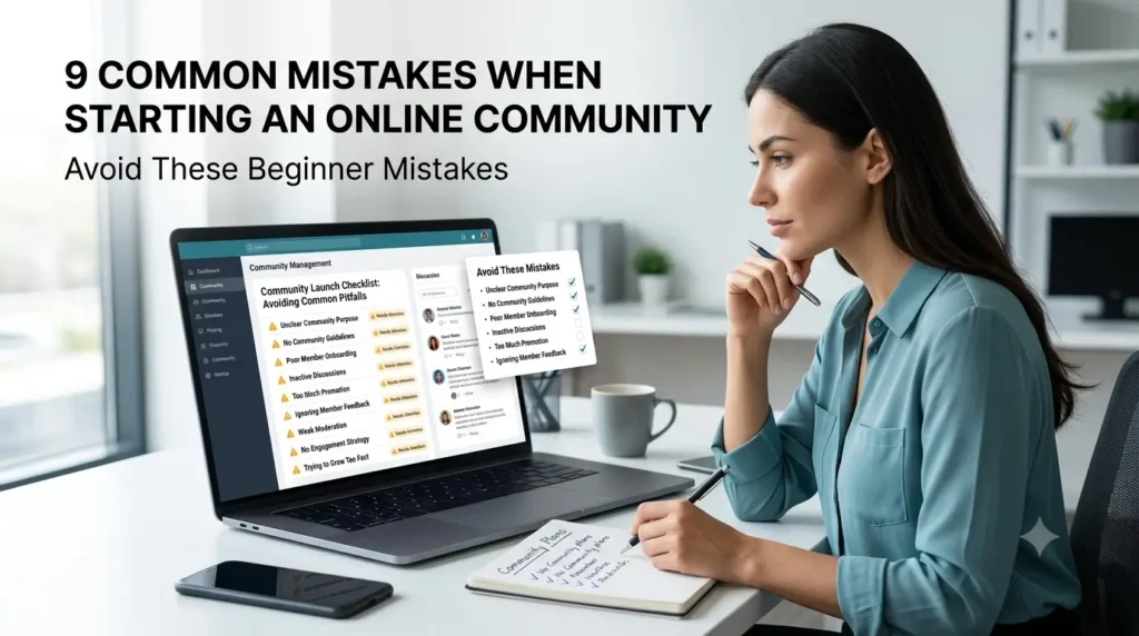 9 Common Mistakes When Starting an Online Community (Avoid These)