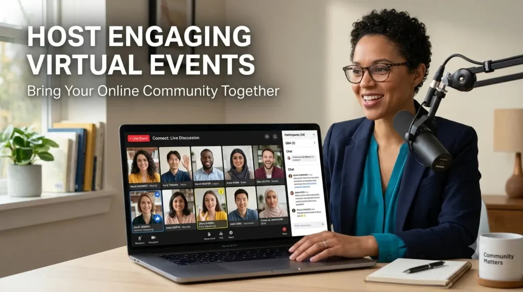 How to Host Best Virtual Events for Online Communities