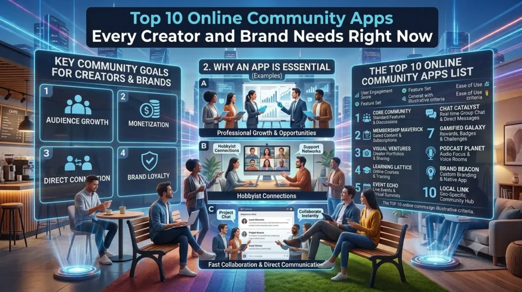 Top 10 Online Community Apps Every Creator and Brand Needs Right Now