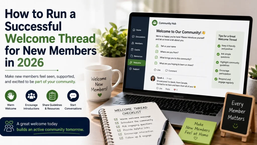 How to Run a Successful Welcome Thread for New Members in 2026