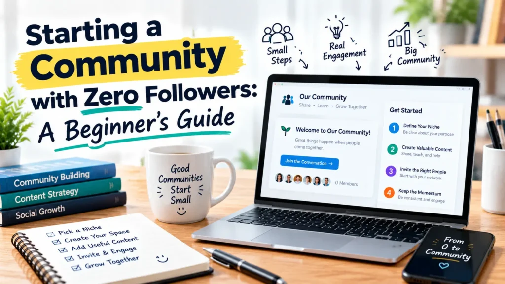 Starting a Community with Zero Followers: A Beginner’s Guide